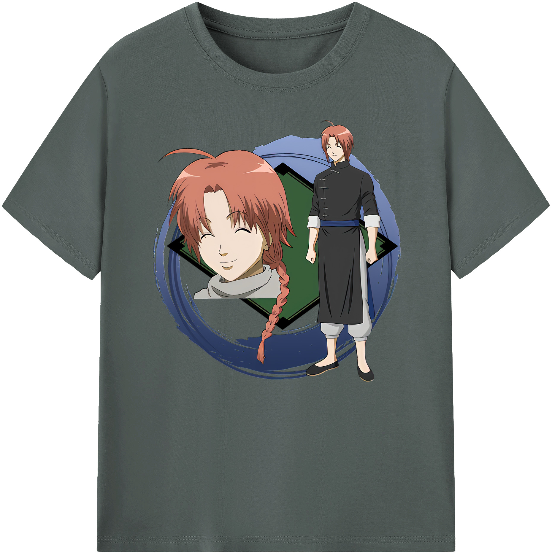 （画像用） ぎんたま 坂田銀時（さかたぎんとき） 神楽 志村新八（しむら しんぱち） GINTAMA Sakata Gintoki Kagura Shimura Shinpachi 綿100％ メンズ半袖Tシャツ｜肌触りやわらか＆通気性